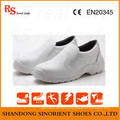 Anti-Static White Chemical Resistant Lab Safety Clog Shoes (SNM5217)